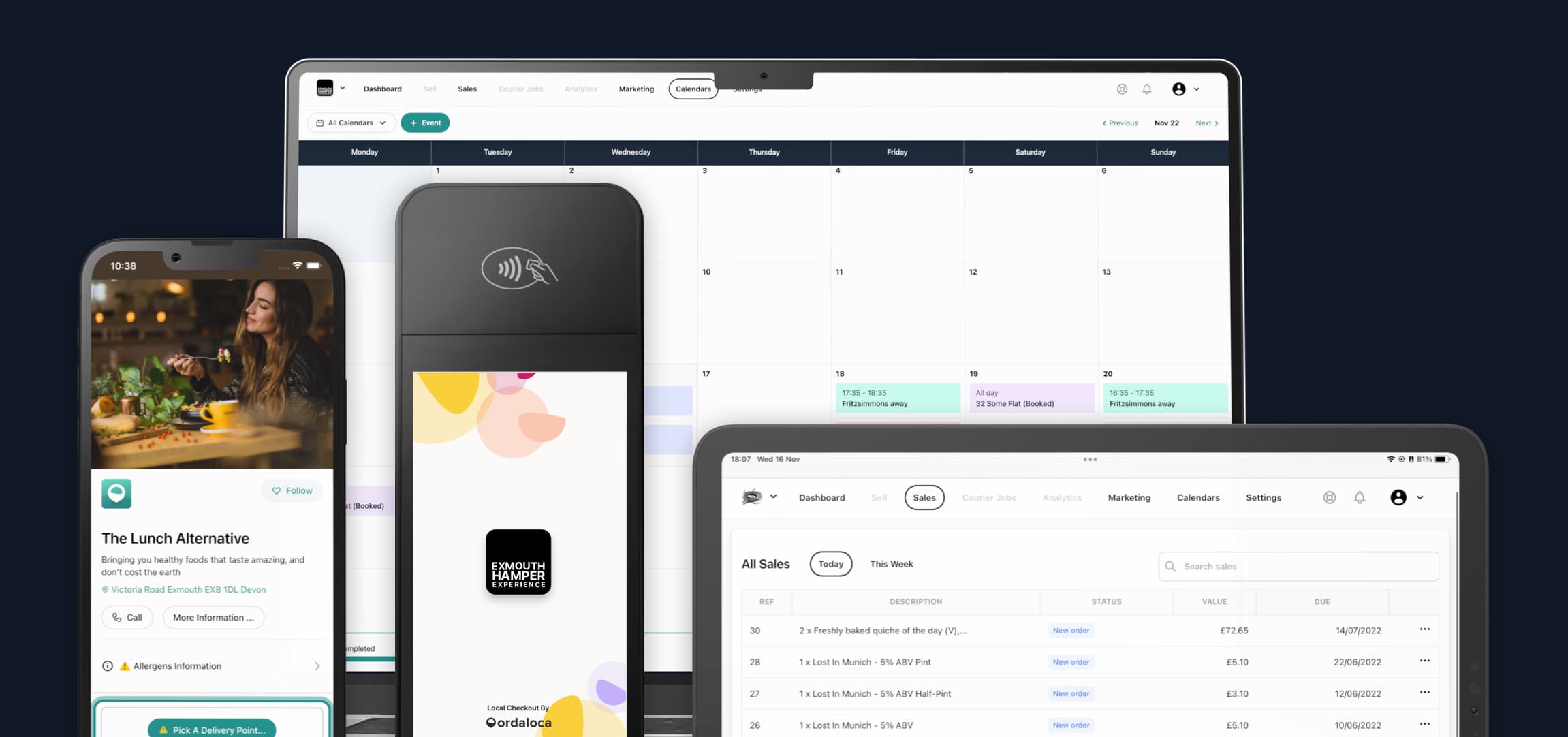 Showing how easy it is to run your local business on Ordaloca